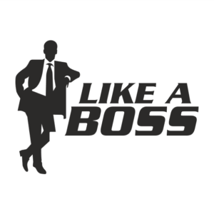LIKE A BOSS Aufkleber