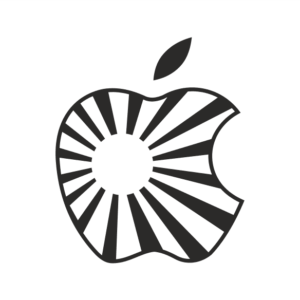 JDM Apple Aufkleber