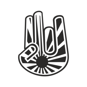 Shocker Hand Japan Aufkleber