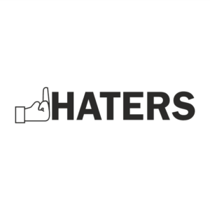 Haters Aufkleber
