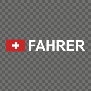 Rally-Flagge Schweiz Aufkleber