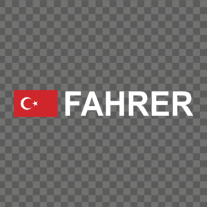 Rally-Flagge Türkei Aufkleber