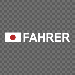 Rally-Flagge Japan Aufkleber