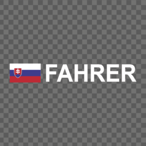 Rally-Flagge Slowakei Aufkleber