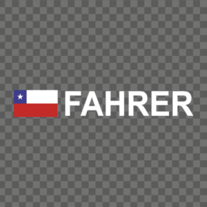 Rally-Flagge Chile Aufkleber