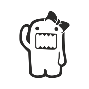 JDM Domo Girl Aufkleber