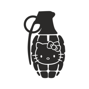 Kitty Bomb Aufkleber
