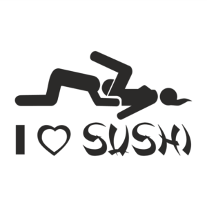I Love Sushi Aufkleber