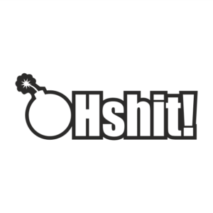 Hshit! Aufkleber