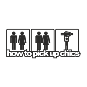 pick up chics Aufkleber
