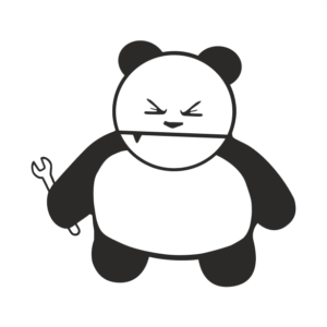 JDM Panda Aufkleber