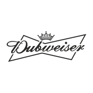 Dubweiser Aufkleber