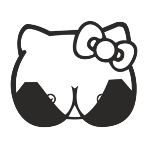 Hello Titty Aufkleber