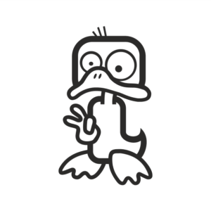 Duck Aufkleber