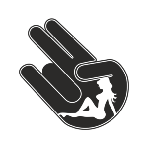 Shocker Hand Aufkleber