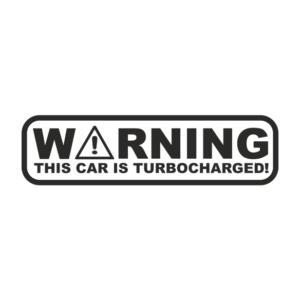 Turbocharged Aufkleber