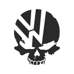 VW Head Aufkleber