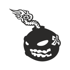 Evil bomb Aufkleber