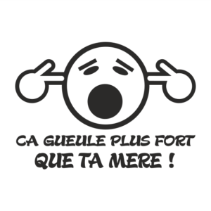 Loud French Aufkleber