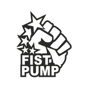 Fist Pump Aufkleber
