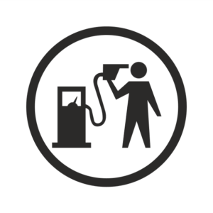 Shot refuel Aufkleber