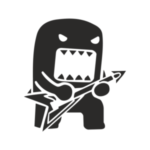 Rocking Domo Aufkleber
