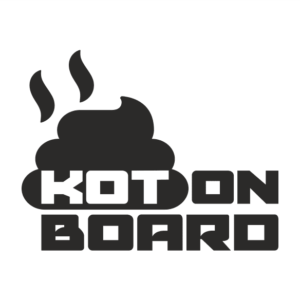 Kot on Board Aufkleber