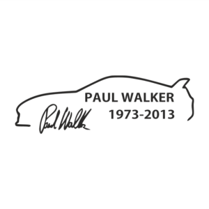 Paul Walker Aufkleber