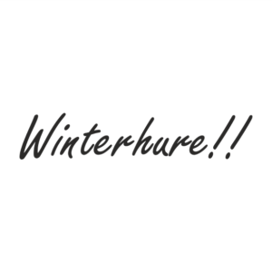 Winterhure Aufkleber