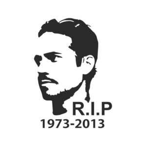 Paul Walker Aufkleber