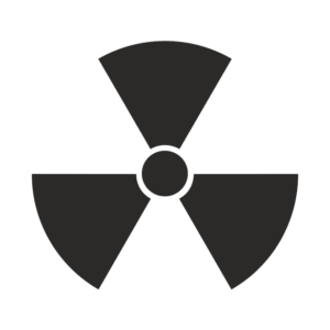 Radioactive Aufkleber