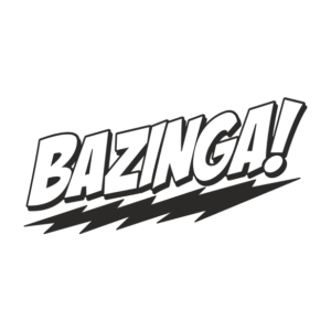 Bazinga Aufkleber