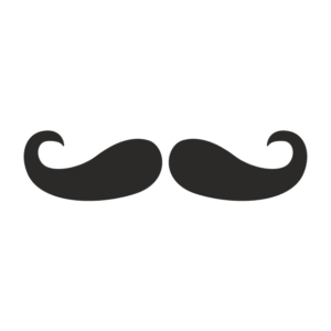 Moustache Aufkleber
