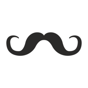 Moustache Aufkleber