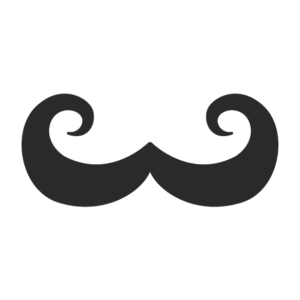 Moustache Aufkleber