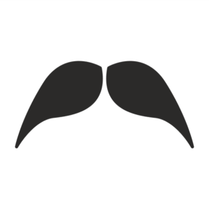 Moustache Aufkleber