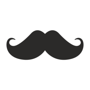 Moustache Aufkleber