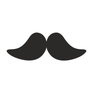 Moustache Aufkleber