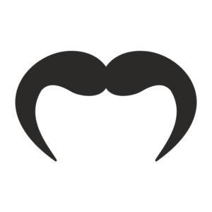 Moustache Aufkleber