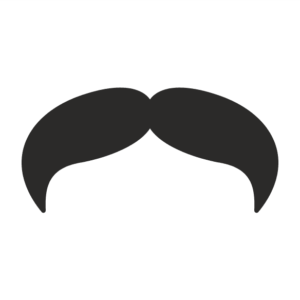 Moustache Aufkleber