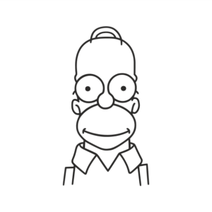 Homer Aufkleber