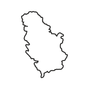 Serbien Aufkleber