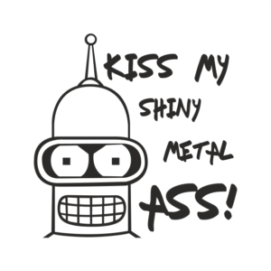 Bender metal ass Aufkleber
