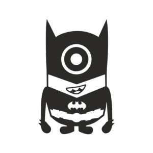 Minion Batman Aufkleber