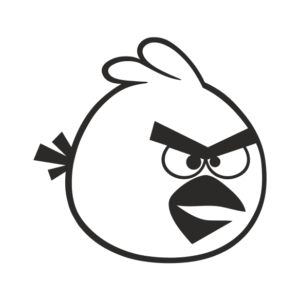 Angry Birds Aufkleber