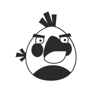 Angry Birds Aufkleber
