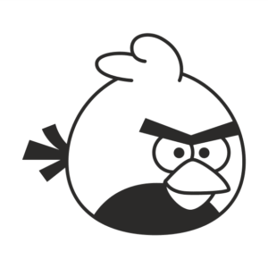 Angry Birds Aufkleber