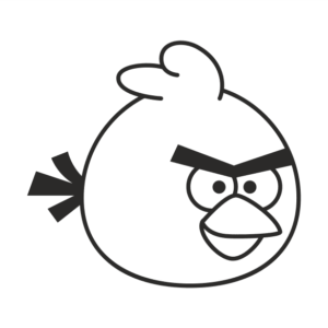 Angry Birds Aufkleber