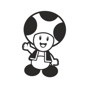 Toad Aufkleber
