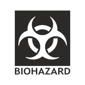 BioHazard Warning Aufkleber